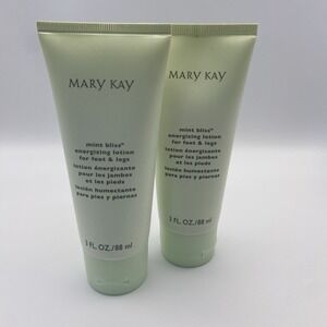 Lot‎ Of 2 MARY KAY MINT BLISS ENERGIZING LOTION FOR FEET AND LEGS